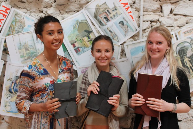 Trio of young journal makers